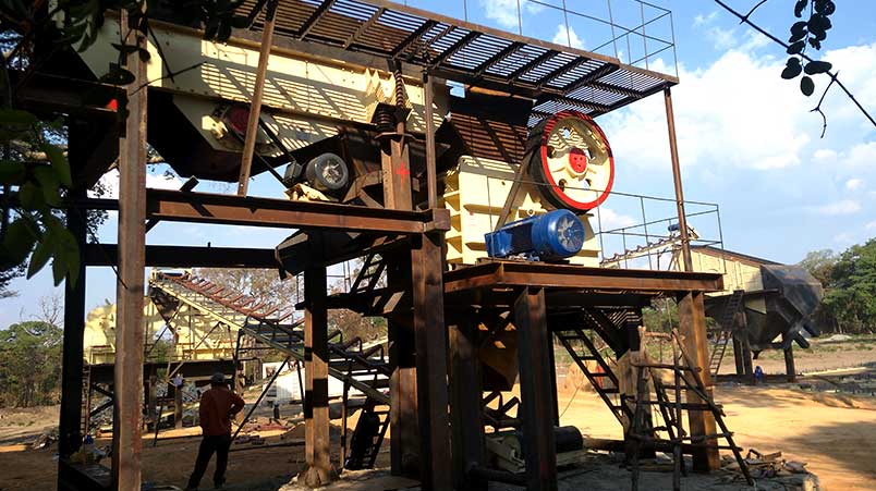 廣東某地100t/h焦炭破碎生產線